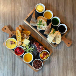 Sharing Platters at Gretna Hall Hotel