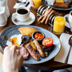 Breakfast at Gretna Hall Hotel